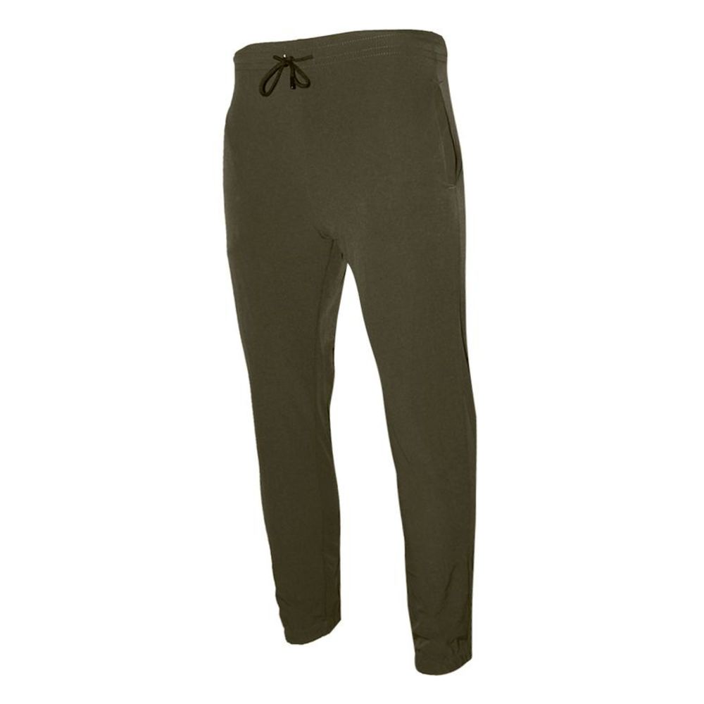 Mens Jogger Track Pants Lightweight Drawstring Sport Casual Slim Fit Green